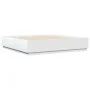 White engineered wood bed frame 200x200 cm by vidaXL, Beds and slatted bases - Ref: Foro24-3209674, Price: 168,93 €, Discount: %