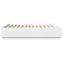 White engineered wood bed frame 200x200 cm by vidaXL, Beds and slatted bases - Ref: Foro24-3209674, Price: 168,93 €, Discount: %