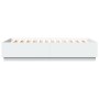 White engineered wood bed frame 160x200 cm by vidaXL, Beds and slatted bases - Ref: Foro24-3209688, Price: 159,21 €, Discount: %