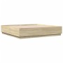 Sonoma oak engineered wood bed frame 200x200 cm by vidaXL, Beds and slatted bases - Ref: Foro24-3209676, Price: 165,41 €, Dis...