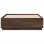 Oak brown engineered wood bed frame 120x190 cm by vidaXL, Beds and slatted bases - Ref: Foro24-3209750, Price: 142,22 €, Disc...