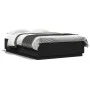 Estructura de cama madera de ingeniería negra 120x200 cm de vidaXL, Camas y somieres - Ref: Foro24-3209710, Precio: 145,18 €,...
