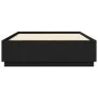Estructura de cama madera de ingeniería negra 120x200 cm de vidaXL, Camas y somieres - Ref: Foro24-3209710, Precio: 145,18 €,...