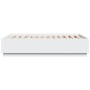 White engineered wood bed frame 120x190 cm by vidaXL, Beds and slatted bases - Ref: Foro24-3209744, Price: 143,42 €, Discount: %