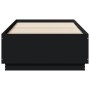 Estructura de cama madera de ingeniería negra 75x190 cm de vidaXL, Camas y somieres - Ref: Foro24-3209759, Precio: 110,42 €, ...