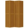 4-panel partition screen solid paulownia wood brown by vidaXL, Room dividers - Ref: Foro24-358820, Price: 131,61 €, Discount: %