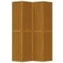4-panel partition screen solid paulownia wood brown by vidaXL, Room dividers - Ref: Foro24-358820, Price: 129,14 €, Discount: %
