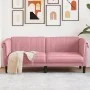 Pink velvet 2-seater sofa by vidaXL, Sofas - Ref: Foro24-372578, Price: 283,25 €, Discount: %