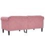 2-Sitzer-Sofa aus rosafarbenem Samt von vidaXL, Sofas - Ref: Foro24-372578, Preis: 288,33 €, Rabatt: %