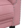 2-Sitzer-Sofa aus rosafarbenem Samt von vidaXL, Sofas - Ref: Foro24-372578, Preis: 288,33 €, Rabatt: %