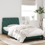 Bettgestell mit LED-Beleuchtung, dunkelgrüner Samt, 100 x 200 cm von vidaXL, Betten und Lattenroste - Ref: Foro24-3213840, Pr...