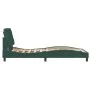 Estructura de cama luces LED terciopelo verde oscuro 100x200 cm de vidaXL, Camas y somieres - Ref: Foro24-3213840, Precio: 14...