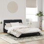 Estructura de cama con luces LED terciopelo negro 160x200 cm de vidaXL, Camas y somieres - Ref: Foro24-3213863, Precio: 238,5...