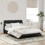 Estructura de cama con luces LED terciopelo negro 160x200 cm de vidaXL, Camas y somieres - Ref: Foro24-3213863, Precio: 239,5...
