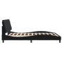 Estructura de cama con luces LED terciopelo negro 160x200 cm de vidaXL, Camas y somieres - Ref: Foro24-3213863, Precio: 238,5...