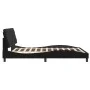 Estructura de cama con luces LED terciopelo negro 160x200 cm de vidaXL, Camas y somieres - Ref: Foro24-3213863, Precio: 239,5...