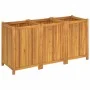 Planter with solid acacia wood lining 150x50x75 cm by vidaXL, Pots and planters - Ref: Foro24-366446, Price: 210,96 €, Discou...