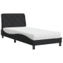 Bett mit schwarzer Samtmatratze 90x190 cm von vidaXL, Betten und Lattenroste - Ref: Foro24-3208630, Preis: 257,14 €, Rabatt: %