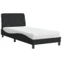 Bett mit schwarzer Samtmatratze 90x190 cm von vidaXL, Betten und Lattenroste - Ref: Foro24-3208630, Preis: 253,14 €, Rabatt: %