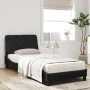 Bett mit schwarzer Samtmatratze 90x190 cm von vidaXL, Betten und Lattenroste - Ref: Foro24-3208630, Preis: 253,14 €, Rabatt: %