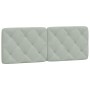 Bed with light gray velvet mattress 140x200 cm by vidaXL, Beds and slatted bases - Ref: Foro24-3208658, Price: 380,81 €, Disc...