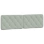 Bed with light gray velvet mattress 160x200 cm by vidaXL, Beds and slatted bases - Ref: Foro24-3208664, Price: 433,66 €, Disc...