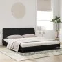 Bett mit schwarzer Samtmatratze 180x200 cm von vidaXL, Betten und Lattenroste - Ref: Foro24-3208672, Preis: 458,30 €, Rabatt: %