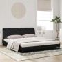 Cama con colchón terciopelo negro 180x200 cm de vidaXL, Camas y somieres - Ref: Foro24-3208672, Precio: 467,47 €, Descuento: %
