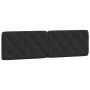 Cama con colchón terciopelo negro 180x200 cm de vidaXL, Camas y somieres - Ref: Foro24-3208672, Precio: 467,47 €, Descuento: %