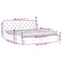 Cama con colchón terciopelo negro 180x200 cm de vidaXL, Camas y somieres - Ref: Foro24-3208672, Precio: 467,47 €, Descuento: %