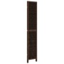3-teiliges Trennsieb aus dunkelbraunem Paulownia-Holz von vidaXL, Raumteiler - Ref: Foro24-358656, Preis: 103,88 €, Rabatt: %