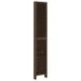 Dark brown paulownia wood 6-panel dividing screen by vidaXL, Room dividers - Ref: Foro24-358668, Price: 167,00 €, Discount: %