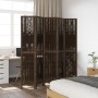 Dark brown paulownia wood 5-panel separator screen by vidaXL, Room dividers - Ref: Foro24-358663, Price: 124,93 €, Discount: %