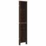 5-teiliges Trennsieb aus dunkelbraunem Paulownia-Holz von vidaXL, Raumteiler - Ref: Foro24-358663, Preis: 124,93 €, Rabatt: %