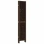 5-teiliges Trennsieb aus dunkelbraunem Paulownia-Holz von vidaXL, Raumteiler - Ref: Foro24-358663, Preis: 122,68 €, Rabatt: %