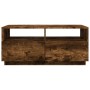 Coffee table with LED lights smoked oak 90x49x40 cm by vidaXL, Coffee table - Ref: Foro24-839837, Price: 98,72 €, Discount: %