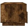 Coffee table with LED lights smoked oak 90x49x40 cm by vidaXL, Coffee table - Ref: Foro24-839837, Price: 97,16 €, Discount: %