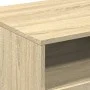 Coffee table with LED lights Sonoma oak 90x49x40 cm by vidaXL, Coffee table - Ref: Foro24-839835, Price: 98,30 €, Discount: %