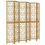 6-panel partition screen solid brown paulownia wood by vidaXL, Room dividers - Ref: Foro24-358876, Price: 179,35 €, Discount: %