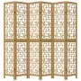 6-panel partition screen solid brown paulownia wood by vidaXL, Room dividers - Ref: Foro24-358876, Price: 179,35 €, Discount: %