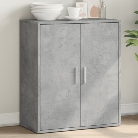 Betongraues Sideboard aus Holzwerkstoff, 60 x 31 x 70 cm von vidaXL, Sideboards - Ref: Foro24-840460, Preis: 65,73 €, Rabatt: %