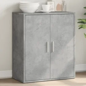 Concrete gray engineered wood sideboard 60x31x70 cm by vidaXL, Sideboards - Ref: Foro24-840460, Price: 64,65 €, Discount: %