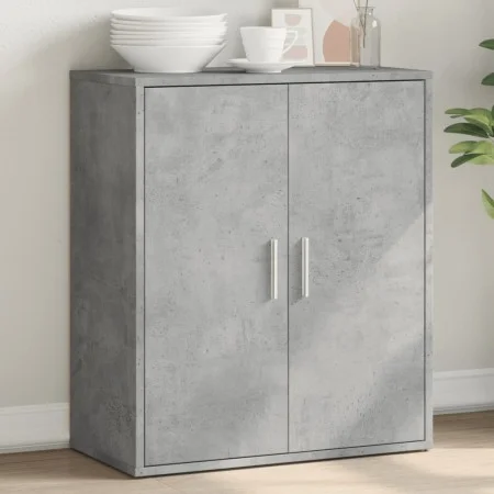 Concrete gray engineered wood sideboard 60x31x70 cm by vidaXL, Sideboards - Ref: Foro24-840460, Price: 64,65 €, Discount: %