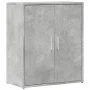 Concrete gray engineered wood sideboard 60x31x70 cm by vidaXL, Sideboards - Ref: Foro24-840460, Price: 64,65 €, Discount: %