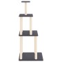 Cat scratching post with dark gray sisal posts 149 cm by vidaXL, Cat furniture - Ref: Foro24-171743, Price: 51,88 €, Discount: %