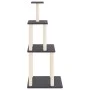Cat scratching post with dark gray sisal posts 149 cm by vidaXL, Cat furniture - Ref: Foro24-171743, Price: 51,20 €, Discount: %