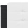 Weiß-schwarzes gepolstertes Bettkopfteil aus Kunstleder, 200 cm von vidaXL, Kopf- und Fußteile - Ref: Foro24-374888, Preis: 5...