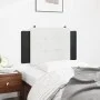 Schwarz-weißes gepolstertes Bettkopfteil aus Kunstleder, 80 cm von vidaXL, Kopf- und Fußteile - Ref: Foro24-374834, Preis: 21...