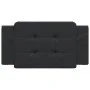 Cabecero de cama acolchado cuero sintético negro 100 cm de vidaXL, Cabeceros y pies de cama - Ref: Foro24-374843, Precio: 30,...