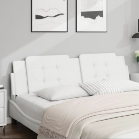 Weißes gepolstertes Bettkopfteil aus Kunstleder, 180 cm von vidaXL, Kopf- und Fußteile - Ref: Foro24-374874, Preis: 52,14 €, ...